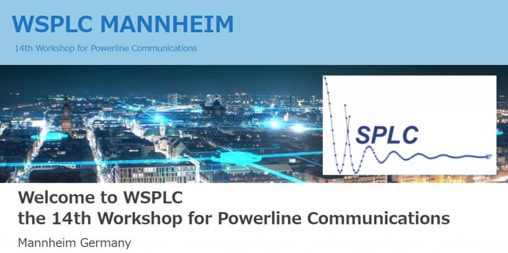 第14回WSPLC（Workshop for Power Line Communications）のご案内